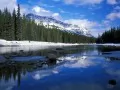 ������. Bow River and Castle Mountain