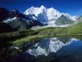 �����. Chomolonzo Peak, Kangshung Glacier