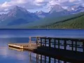 �������. Boat Dock, Lake McDonald