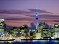 ����� ��������. Evening Falls in Auckland