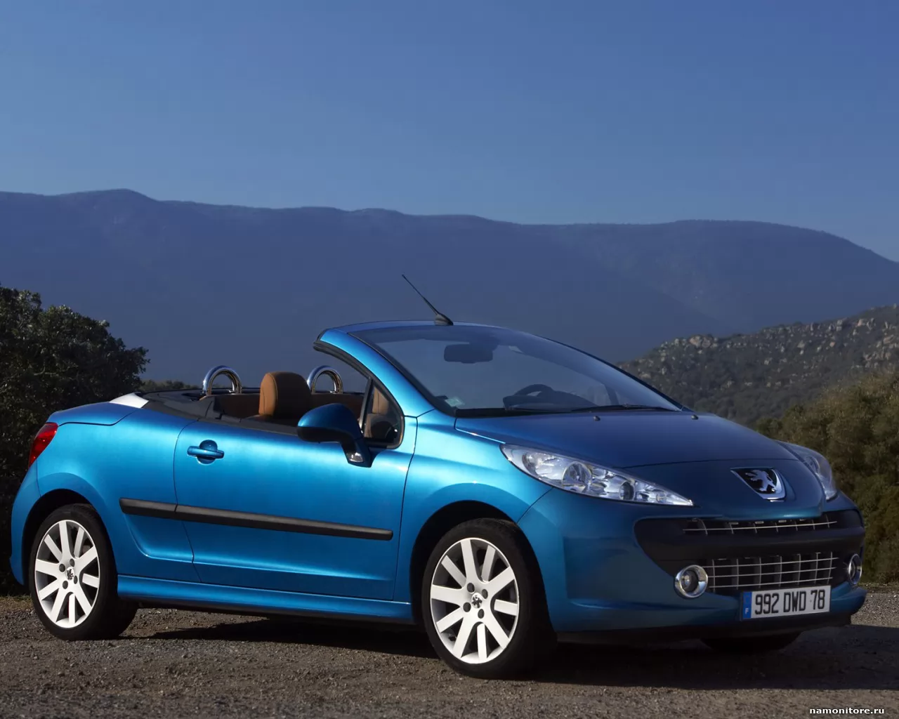 Peugeot – 207 – CC – 2007, Peugeot, автомобили, кабриолет, синее, техника х