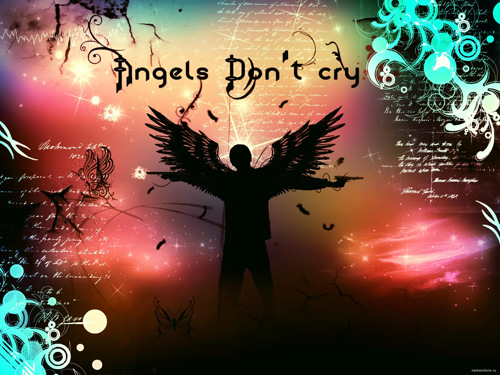 Don t cry. Angels don't Cry Ellise. Картинка don't Cry. Обои Angels don't Cry.