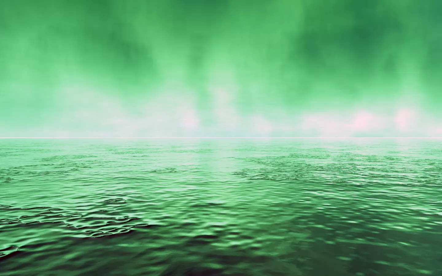 Зеленое море