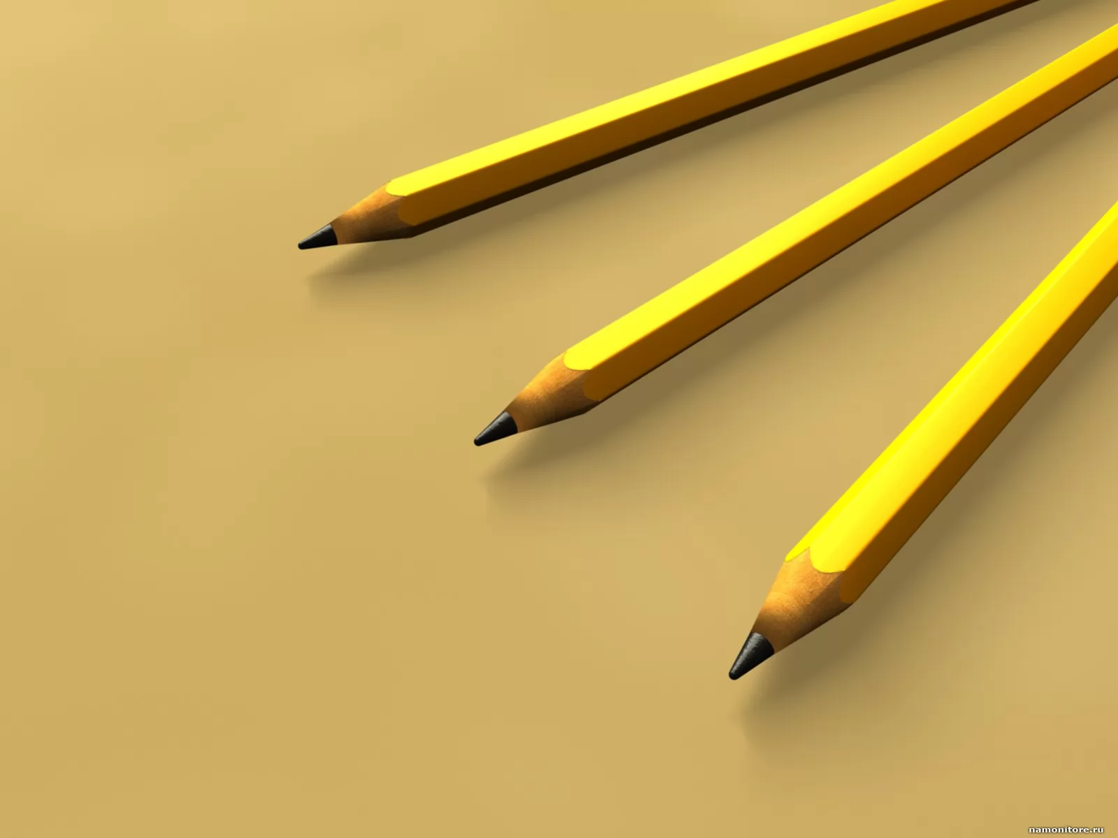 Желтый карандаш