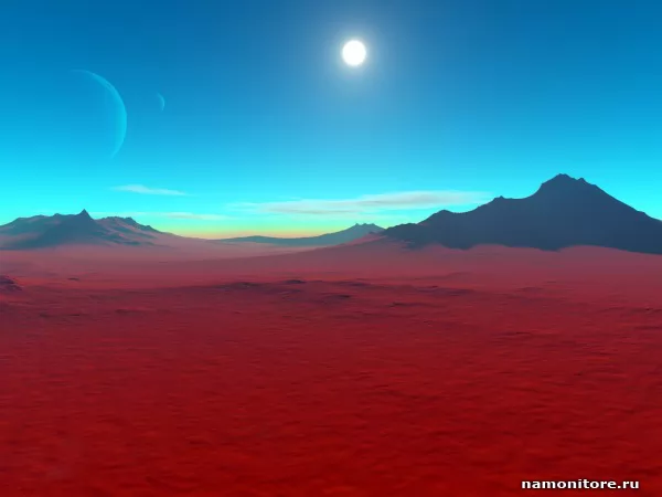 Красная пустыня, 3d-графика