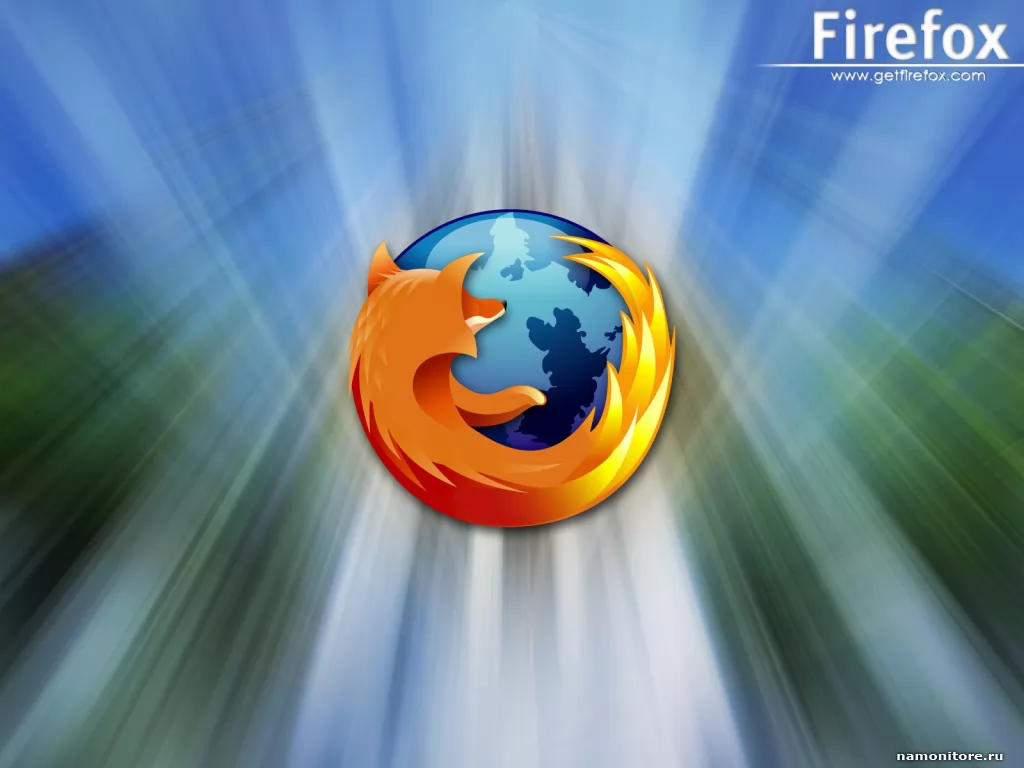 Mozilla Firefox, компьютеры и программы, рисованное, синее х