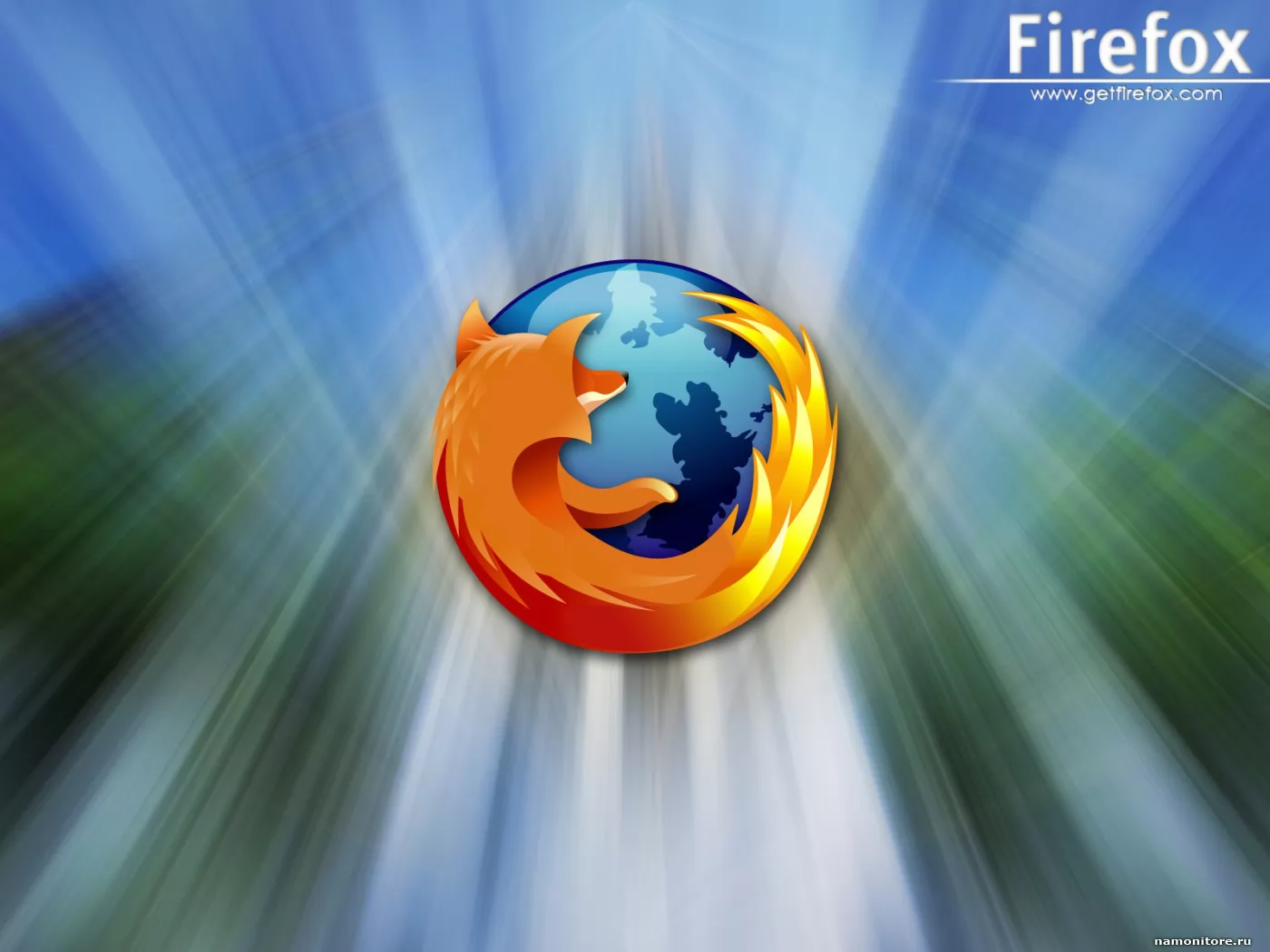 Mozilla Firefox, компьютеры и программы, рисованное, синее х