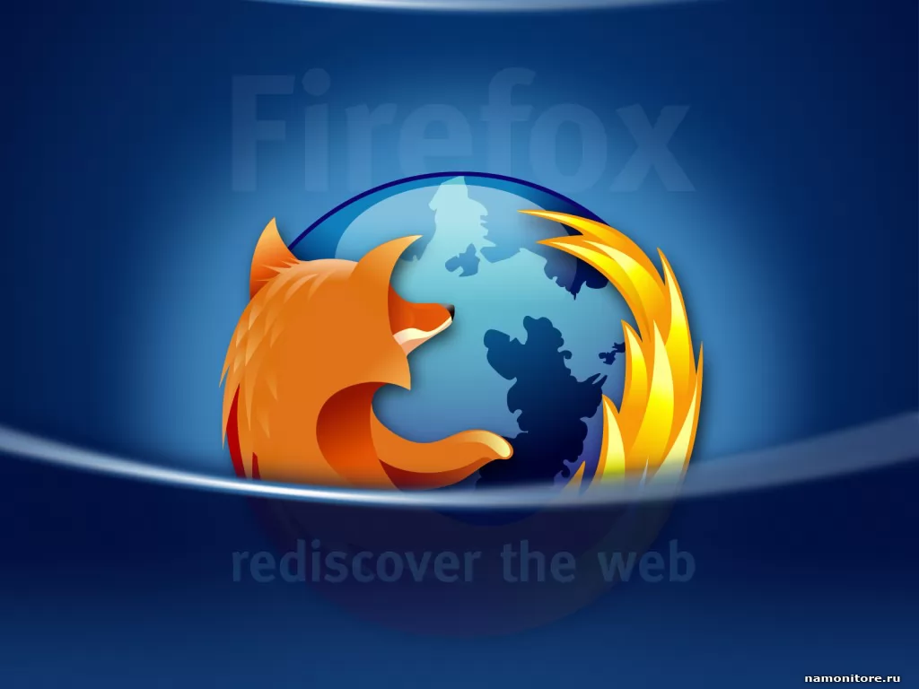 Mozilla FireFox, компьютеры и программы, рисованное, синее х