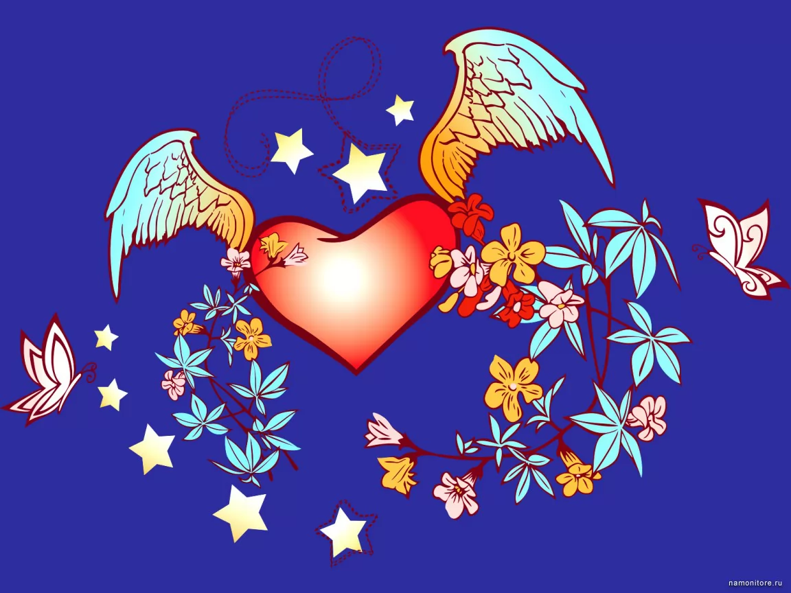 На крыльях любви 2. На крыльях любви. Крылья любви рисунок. Сердечки для рисования. Пара с крыльями на голубом фоне.