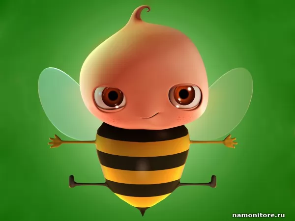 Пчелка, 3d-графика