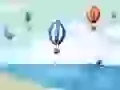 Flight of balloons
