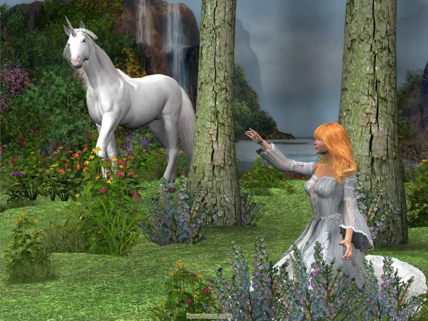 Princess and the Unicorn, 3D, , , ,  