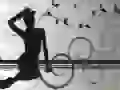 Silhouette of the girl