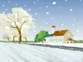 open picture: It is snowing
