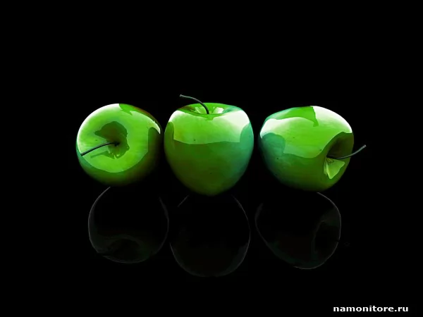 Яблоки, 3d-графика