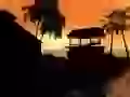 The Sunset on island