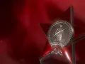 The Award of the Red Star on a red field