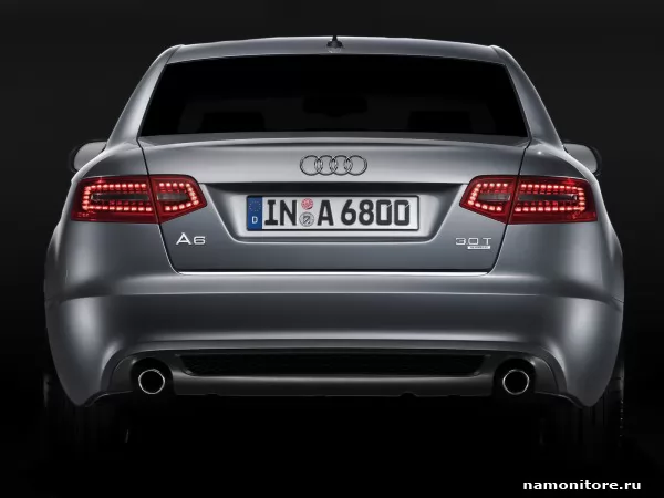 Audi A6 сзади, A6