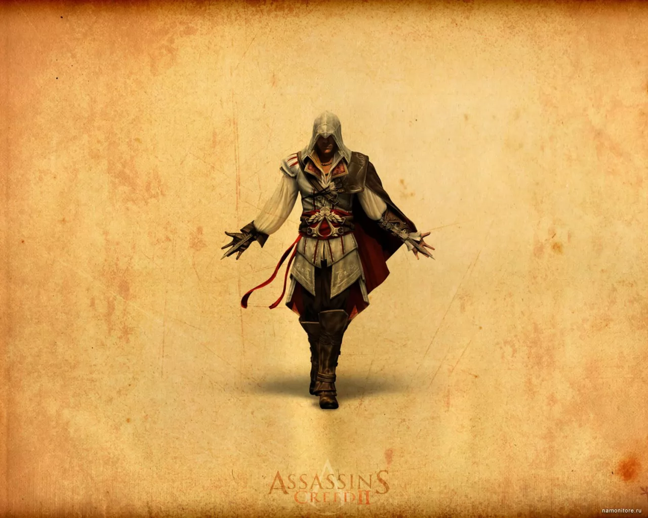 Assassin`s Creed 2, brown, computer games, drawed, men x