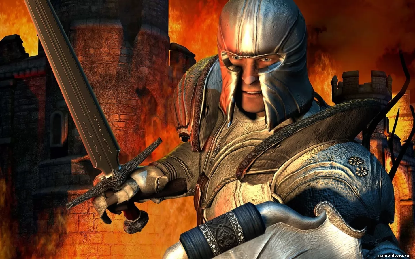 The Elder Scrolls 4: Oblivion, компьютерные игры, оружие, рыцари х