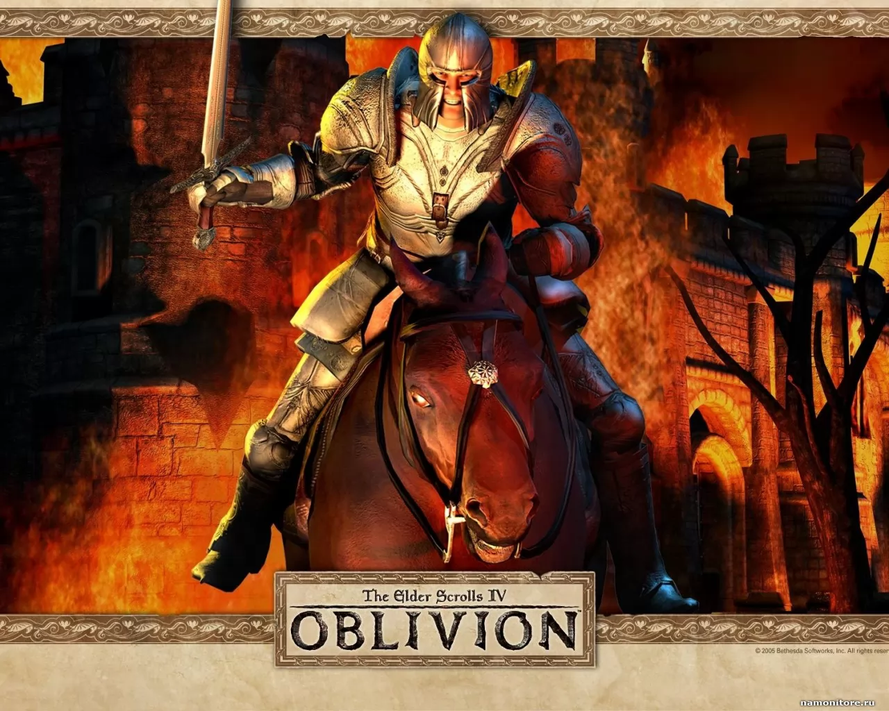 Elder Scrolls 4: Oblivion, brown, computer games x