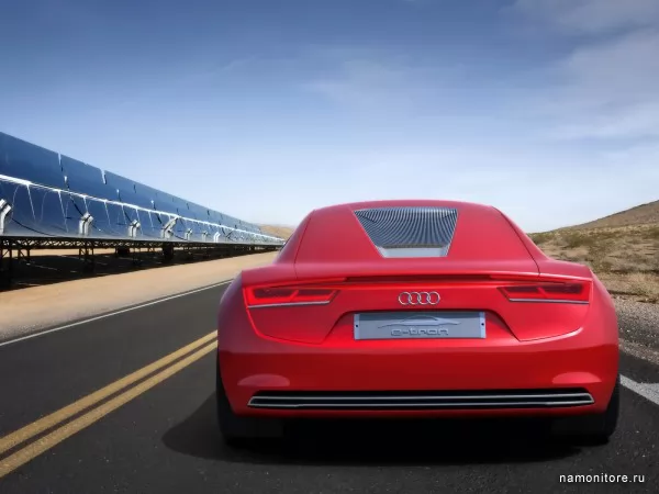 Audi e-tron Concept сзади, Audi
