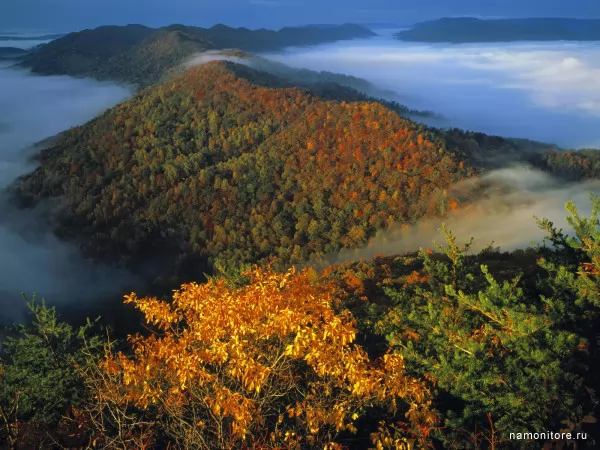 Kentucky, Cumberland-Gep in the autumn, Autumn