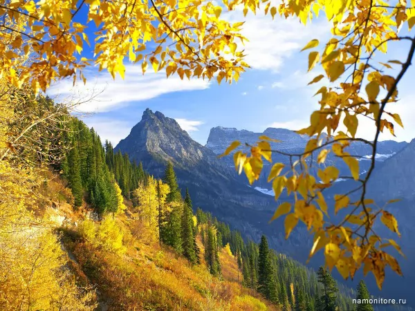 Монтана, Национальный Парк Ледников, Осень