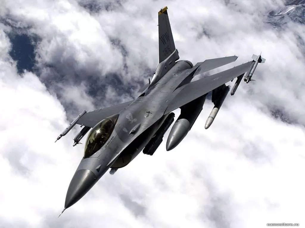 F-16 Fighting Falcon, aircraft, fighter, technics x