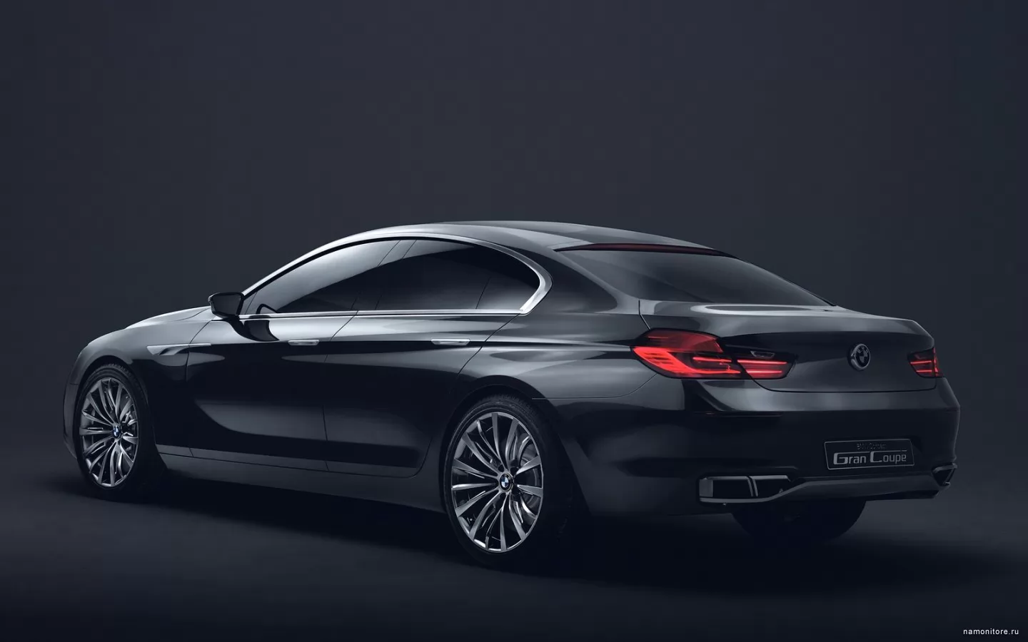 BMW Gran Coupe Concept, 3D, BMW, автомобили, концепт, лучшее, рисованное, техника, чёрное х