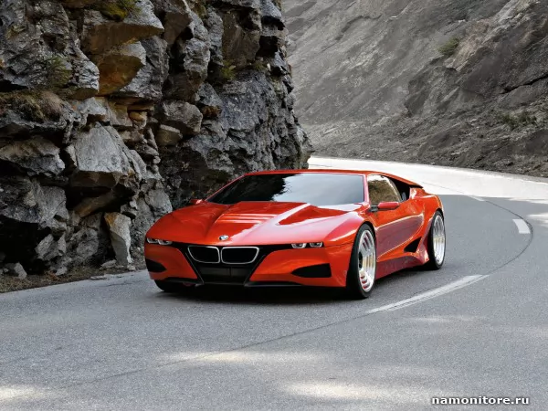 BMW M1 Concept on turn, BMW