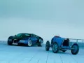 open picture: «Bugatti Eb-16-4-Veyron. Two different epoch»