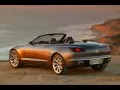 Buick Velite-Concept at coast in beams of the sunset sun