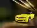 Chevrolet Camaro flies on a tunnel