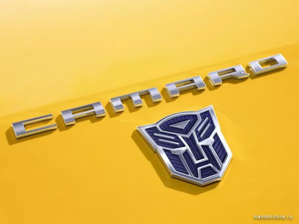 Chevrolet Camaro Transformers. Эмблема Трансформеров, Camaro