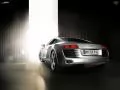 обои для рабочего стола: «Audi R8 - вид сзади»
