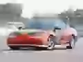 Red Chevrolet on road