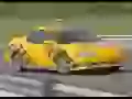 Yellow Chevrolet on a sports line