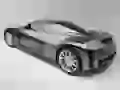 Black high-speed Chrysler