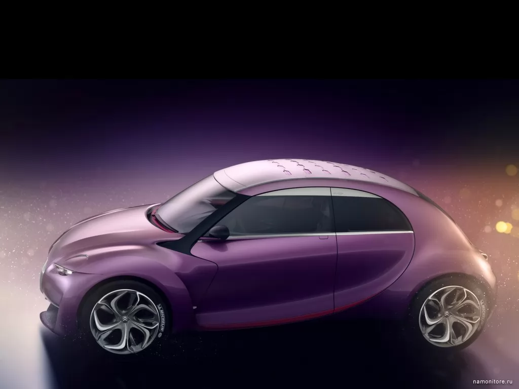 Citroen Revolte Concept, 3D, Citroen, автомобили, концепт, рисованное, техника, фиолетовое х