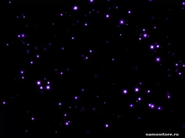Violet stars, Space
