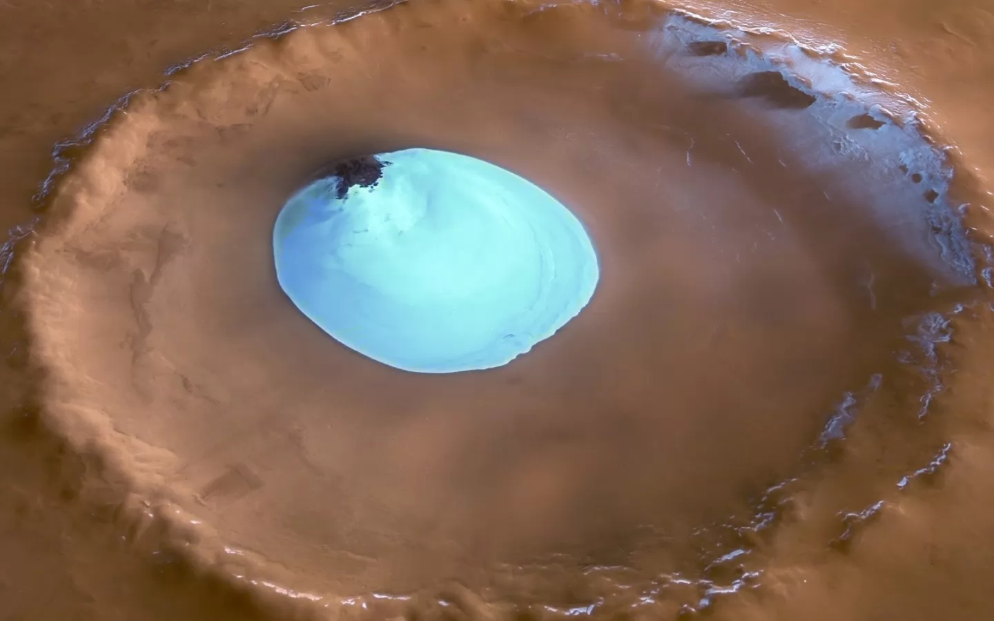 Mars Ice Crater, , ,  