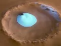 Mars Ice Crater