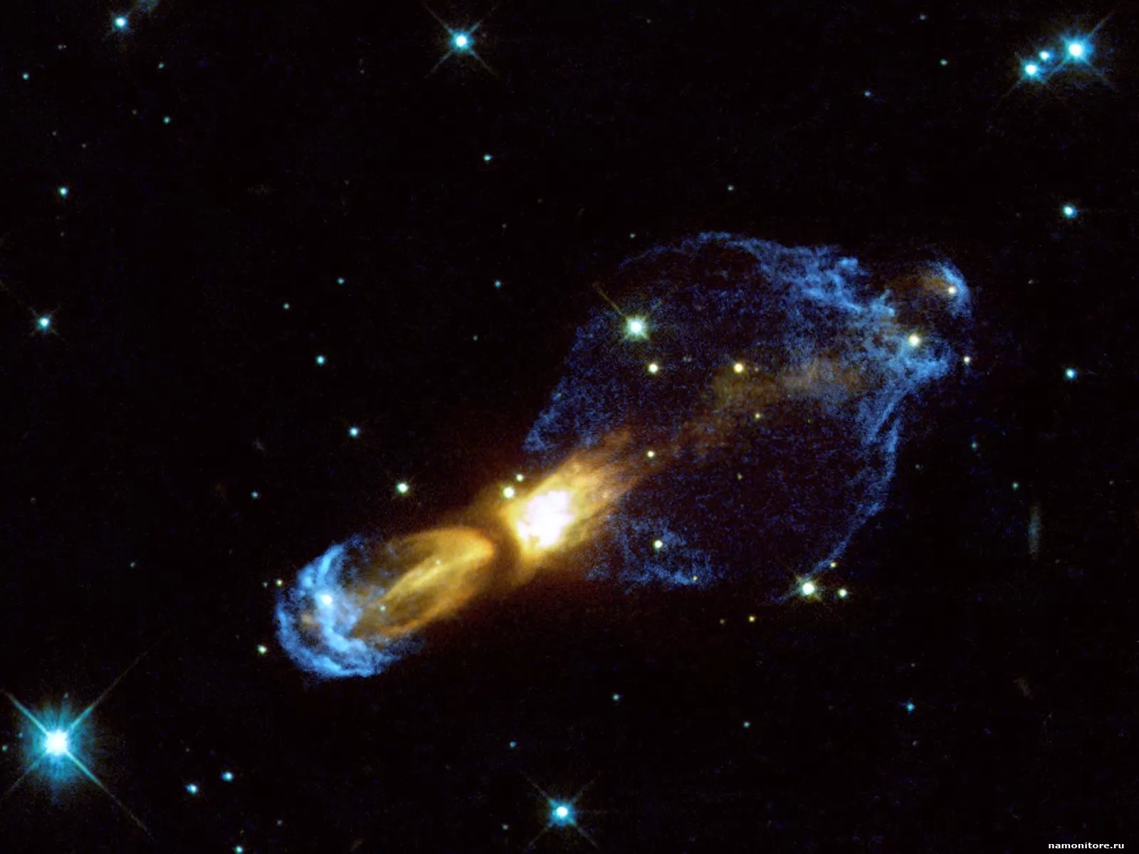 Какие космические объекты названы. Туманность тухлое яйцо. Планетарная туманность NGC 2438. Планетарная туманность стухшее яйцо. Смерть звезды в космосе.