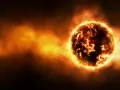 open picture: «Fiery planet»