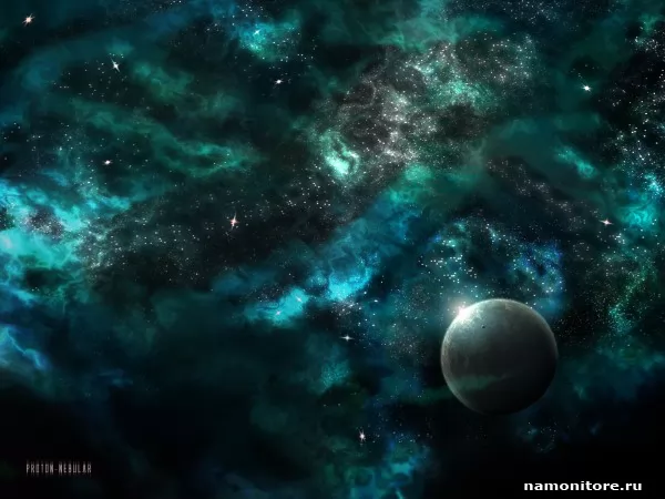Proton nebula, Space
