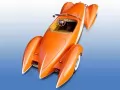 Orange Deco Rides - the sports car
