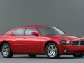 open picture: «Red Dodge Charger on a grey background»