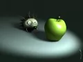 выбранное изображение: «Еж и яблоко»