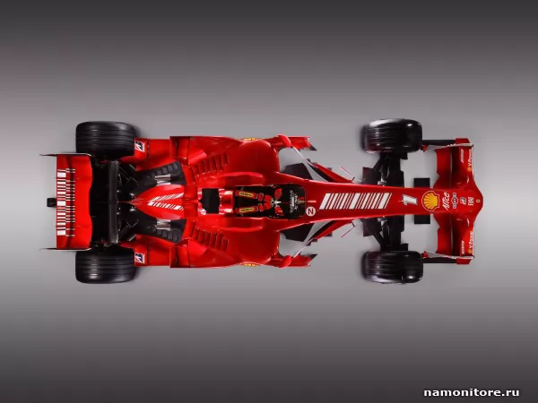 Ferrari F2008, фото болида сверху, Ferrari